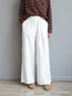 Maxi Loose Slow Life Linen Plain Pants (Style V102411)