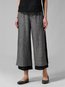 Loose Slow Life Strappy Linen Plain Pants (Style V102418)