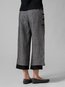 Loose Slow Life Strappy Linen Plain Pants (Style V102418)