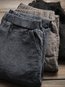 Mid-Calf Loose Slow Life Pockets Linen Pants (Style V102421)