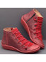 Going Out Zipper PU Flats (Style V102460)