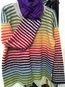 Round Neck Standard Fashion Colorful Pattern T Shirt (Style V102489)