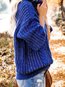Turtleneck Short Date Night Plain Dacron Sweater (Style V102514)