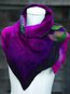 Going Out Color Block Polyester Shawl (Style V102553)