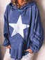 Hooded Standard Loose Party Pattern Hoodie (Style V102566)