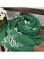 Travel Floral Polyester Shawl (Style V102570)