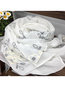 Travel Floral Polyester Shawl (Style V102570)