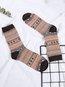 Fashion Geometric Polyester Socks (Style V102612)