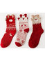 Fashion Print Cotton Blends Socks (Style V102619)