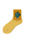 Fashion Print Cotton Blends Socks (Style V102620)