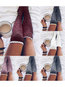 Fashion Color Block Knitted Socks (Style V102621)