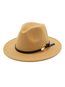 Fashion Plain Felt Hats (Style V102634)