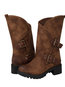 Travel Adjustable Buckle PU Boots (Style V102654)