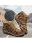 Fashion Lace Up PU Loafers (Style V102657)