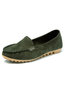 Travel Slip-On Artificial Leather Flats (Style V102659)