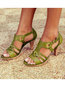 Fashion Adjustable Buckle PU Sandals (Style V102662)