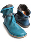 Travel Adjustable Buckle PU Boots (Style V102665)