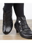 Going Out Zipper Artificial Leather Boots (Style V102666)