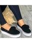 Going Out Slip-On Artificial Suede Flats (Style V102669)
