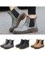 Going Out Slip-On Artificial Leather Boots (Style V102670)