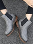 Going Out Slip-On Artificial Leather Boots (Style V102670)