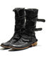 Going Out Adjustable Buckle Artificial Leather Boots (Style V102671)