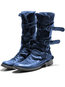 Going Out Adjustable Buckle Artificial Leather Boots (Style V102671)