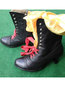 Going Out Zipper PU Boots (Style V102674)