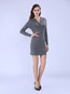 Sheath Polyester Knee Length Dresses (Style V200007)