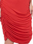 Bodycon V-neck Plain Polyester Bodycon Dresses (Style V200012)
