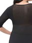 Straight V-neck Plain Backless Polyester Knee Length Dresses (Style V200013)