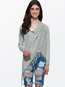 Standard Loose Plain Cotton Blends Tassel T Shirt (Style V200018)