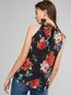 Standard Slim Floral Chiffon Pattern Tank Top (Style V200037)