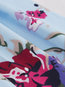 Expansion Square Neck Floral Print Cotton Knee Length Dresses (Style V200043)