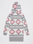 Midi Slim Cotton Blends Pattern Sweater (Style V200047)