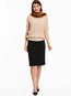 Turtleneck Standard Plain Wool Blends Patchwork Sweater (Style V200052)