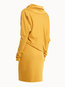 Bodycon Turtleneck Plain Cotton Blends Knee Length Dresses (Style V200056)