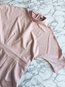 Asymmetrical Stand Collar Plain Asymmetrical Midi Dresses (Style V200062)
