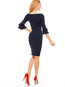 Work Bodycon Round Neck Work Dresses (Style V200077)
