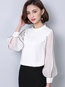 Standard Straight Chiffon Blouse (Style V200080)