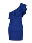 Bodycon Asymmetric Plain Backless Cotton Bodycon Dresses (Style V200105)