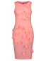 Fashion Bodycon Round Neck Plain Applique Knee Length Dresses (Style V200172)