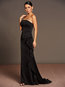 Trumpet Strapless Plain Backless Maxi Dresses (Style V200179)