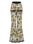 Maxi Slim Pattern Floral Casual Pants (Style V200208)