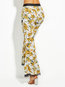 Maxi Slim Pattern Floral Casual Pants (Style V200208)