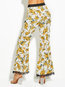 Maxi Slim Pattern Floral Casual Pants (Style V200208)