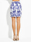 Knee Length Bodycon Pattern Polyester Floral Skirt (Style V200229)