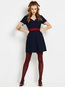 A-line Polyester Knee Length Dresses (Style V200243)