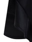 Asymmetrical Round Neck Plain Patchwork Maxi Dresses (Style V200251)