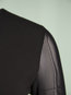 Little Black Dress Bodycon Round Neck Plain Knitted Knee Length Dresses (Style V200275)